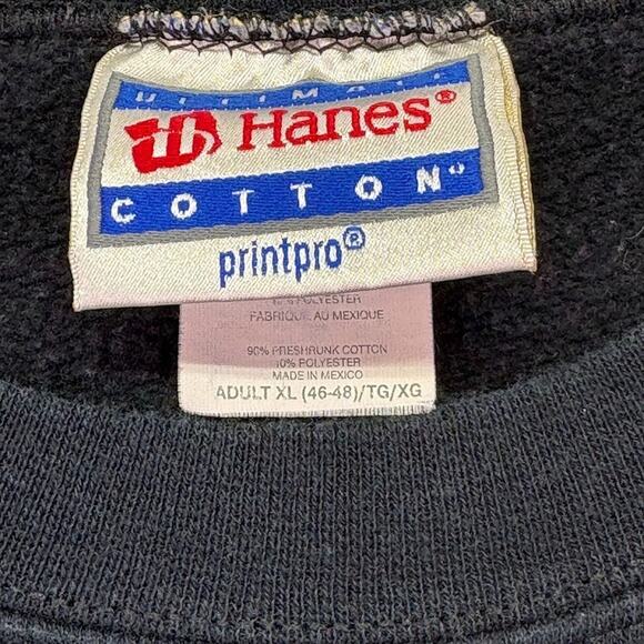 Eskimo Joe’s Stillwater OK Logo Black Pullover Sweatshirt Size XL Vintage 1995 - Picture 4 of 7